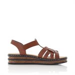 Sandale plateforme Brune 62918-22
