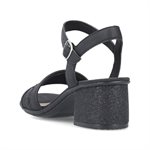 Black high heel sandal 64653-00