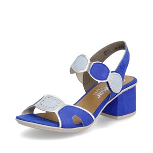 Blue high heel sandal 64691-14
