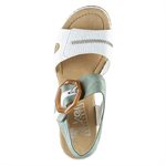 White Wedge Heel Sandal 67476-81