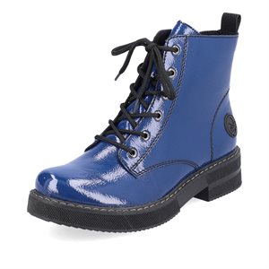 Blue laced ankle boot 72010-15