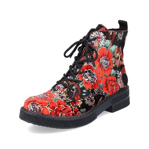 Print laced Bootie 72010-90