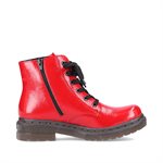 Red laced ankle boot 78240-33