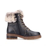 Botte doublée imperméable noire D0B74-01