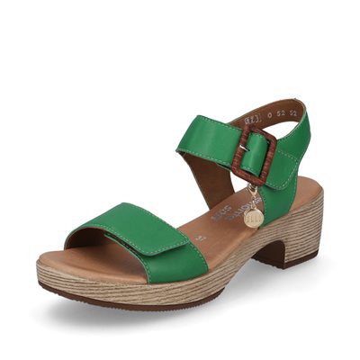 Green heel sandal D0N52-52