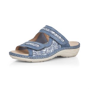 Sandale mule Bleue D7639-15