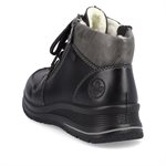 Black waterproof winter ankle boot L7703-00
