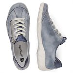 Blue laced shoe R3416-14