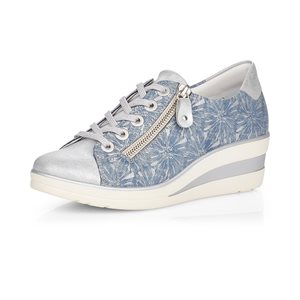 Silver / Blue Print Sport Shoe R7211-10