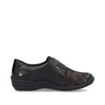 Black velcro shoe R7600-03