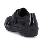 Black velcro shoe R7600-03