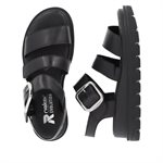 Black sandal W1650-00