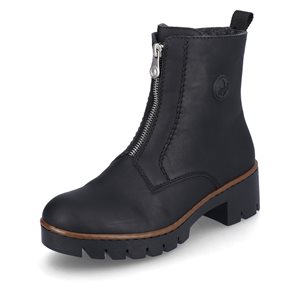 Black high heel boot X5754-00